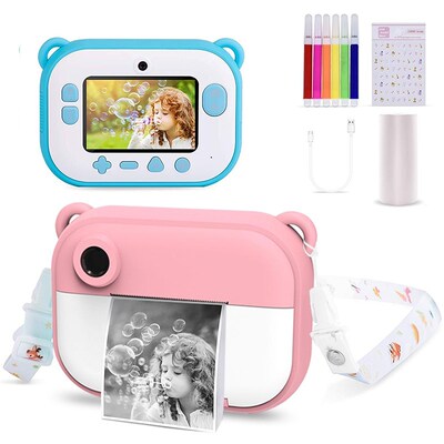 Toy Camera 2.4 inch IPS Screen 1080 HP Instant Thermal Prin
