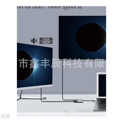 USB C HUB Type C Thunderbolt 3 Adapter USB-C Dock Dongle wit