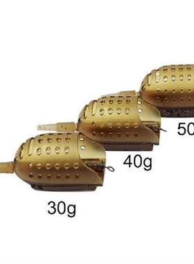 30g/40g/50g Carp Fishing Bait Feeder Cage Sinker Trap
