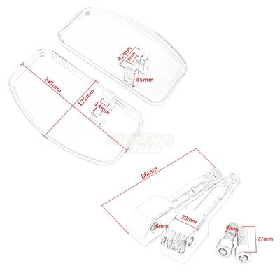 Black Motorcycle Adjustable Rear Passenger Front Footrest Ri