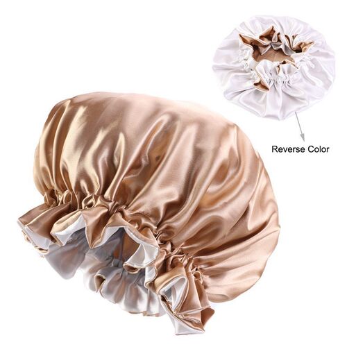 Sd Color Extra Large Satin Silk Bonnet Sleep Cap  Chemothera