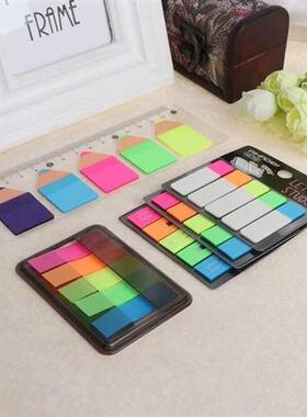 Fluorescent Clear Sticker Memo Flags Post It Bookmark Index