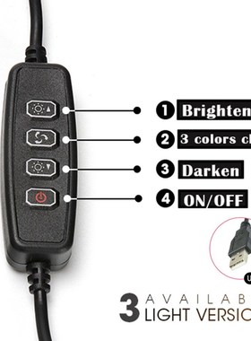 LED Ring Lamp Selfie Live Streaming Video Vlogging Cellphone