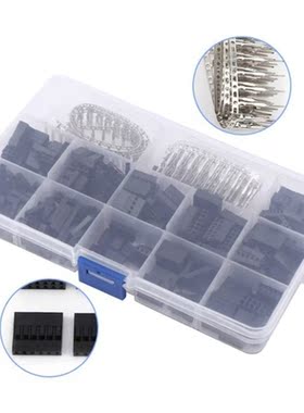 420pcs Male Crimp Pins+Female Pin Connectors Pitch 2.54mm Te