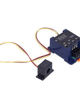 Digital Display Ammeter Current Sensing Switch with Overload