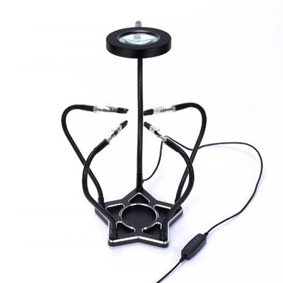 Soldering Iron Holder 1PC Flexible Helping Hands 3X USB Magn
