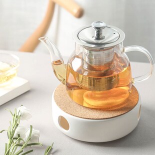 Heat-resisting Glass Teaset Warmer With Candle Room Tealight