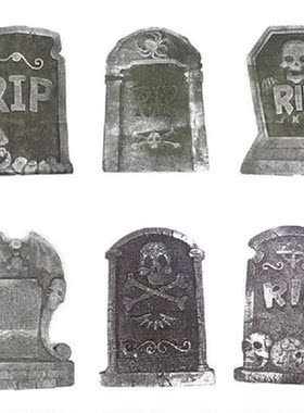 Halloween Foam RIP Graveyard Tombstones  Decorations for