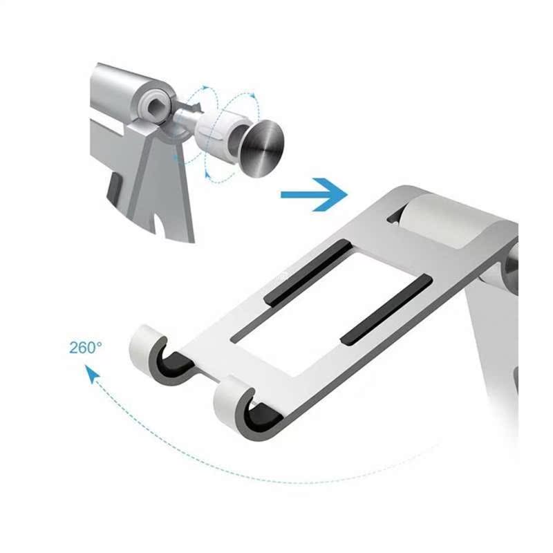 Tablet Stand justable Mult-Angle Desktop Stand Bracket Alu