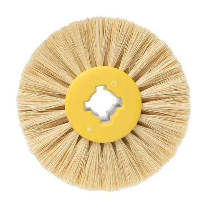 Deburring Sisal Wire Round Brush Head Polishing Grinding Buf