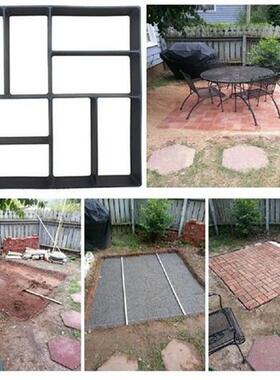 Garden Path Maker Mold Plastic DIY Manually Paving Cement