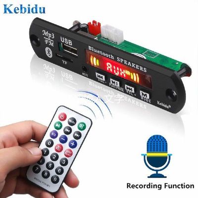 KEBIDU 2 x 3W Amplifier Bluetooth5.0 MP3 WMA WAV Decoder Boa