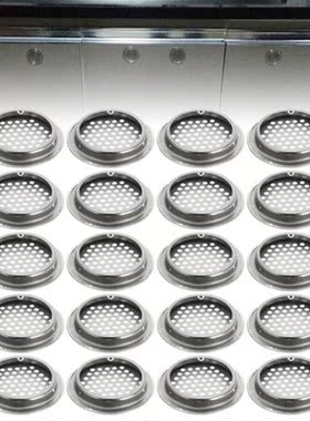 20pcs Cupboard Accessories Ventilation Grille Stainless Stee