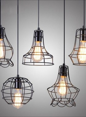 American Country Vintage brief ABC Creative iron pendent Lam