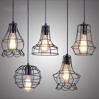 American Country Vintage brief ABC Creative iron pendent Lam