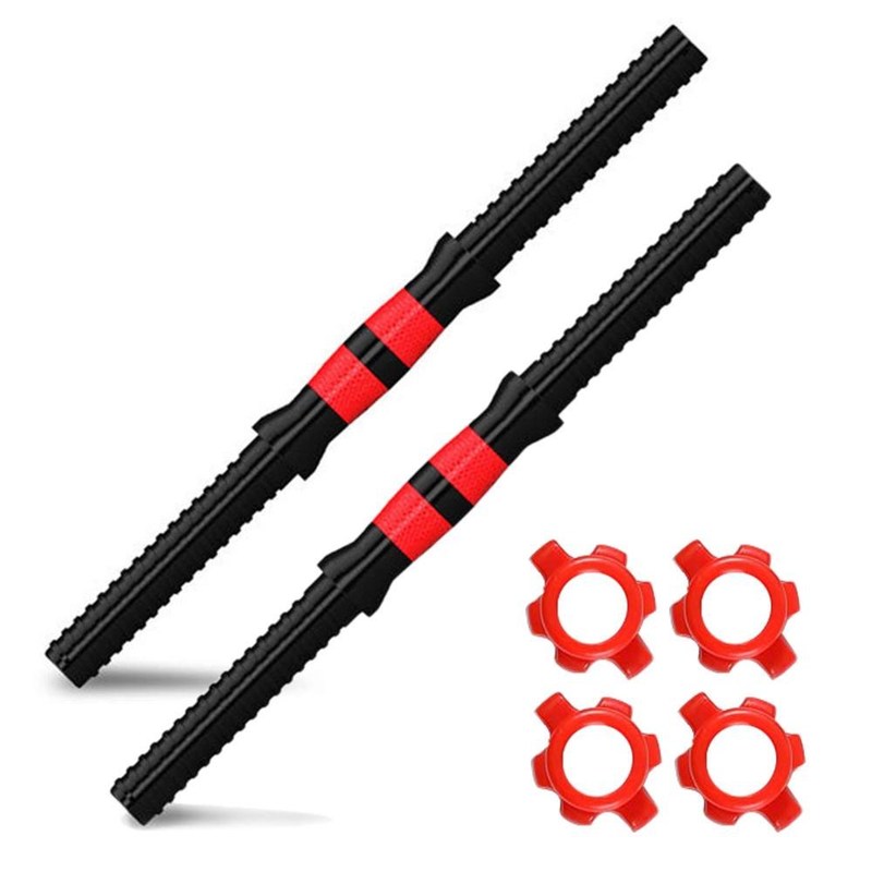 2pcs 40cm Dumbbell Bars Gym Barbells Strength Training Worko