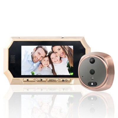 4.3 inch LCD Digital Doorbell 160 Degree Peephole Viewer Do