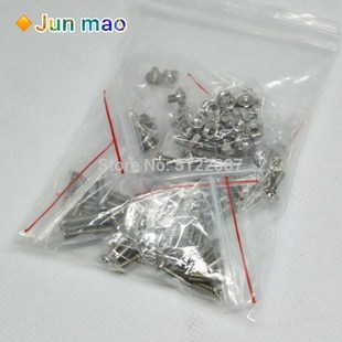 Flat Head Screw Nut 130pcs Round