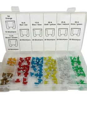 120PCS Mini Size Fuses 5-30 AMP for Truck Auto Car Blade SUV
