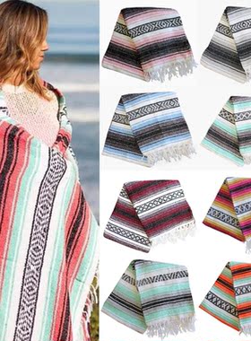 Mexico Beach Blanket Cover Outdoor Decor Sofa Leisure Blanke