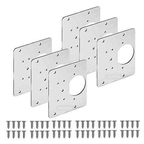 Hinge Repair Plate with 12 Mounting Holes Pratical Repair Ac