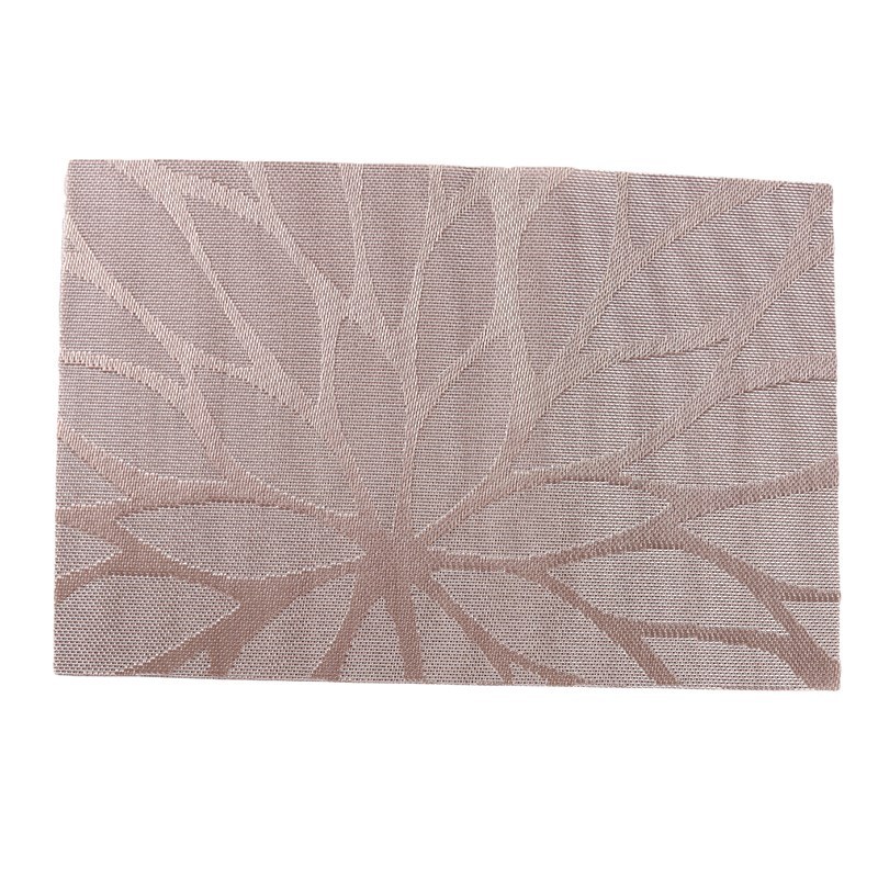PVC Placemat  Table Mat Pad Drink Wine Coasters Bamboo Place