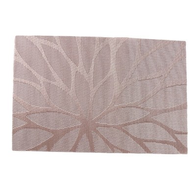 PVC Placemat  Table Mat Pad Drink Wine Coasters Bamboo Place