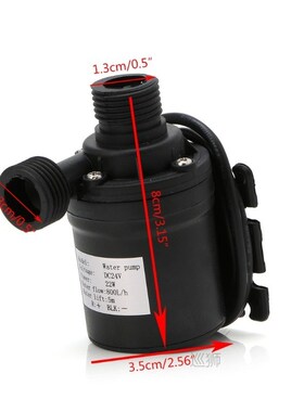 800L/H 5m DC 12V 24V Solar Water Heater Brushless Motor Circ