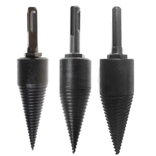 1pc Firewood Machine Drill Wood Cone Reamer Punch Driver Dri