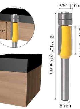6mm Shank Flush Trim Router Bits Wood Cutting Cutter Rolling