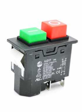 4pin IP55 220-240V 16A Electromagnetic Push button Safety Sw