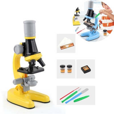 G8DA Kids Biological Microscope Microscope Kit Lab LED 100X-
