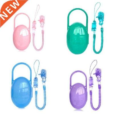 Retractable Elastic Baby Pacifier Chain Clip Spring Teether
