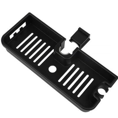 Bath Shower Pole Tray Shelf Adjustable Rod Bathroom Organize