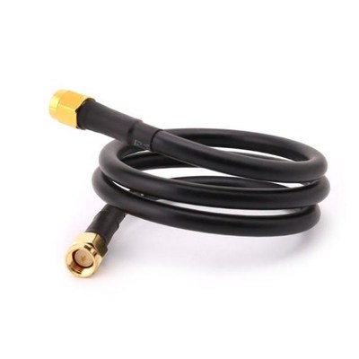 SMA Male To SMA Male RG58 Pigtail Cable 50cm Low-loss Antenn
