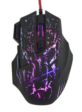 5500DPI 7 Buttons 7 Colors LED Backlight Optical USB Wired M