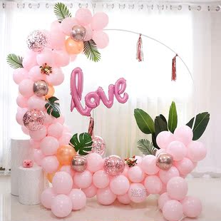 1set Heart Balloon Stand Circle Holder Column Balloons Arch