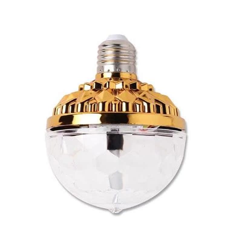 E27 4w Colorful High Quality LED Rotating Bulb Portable