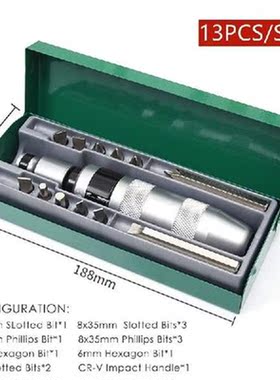 Hand Impact Screwdriver Set Professional Extractor Repair