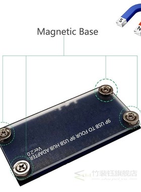 USB Header Male 1 to 4 Female Extension Cable Card 9-Pin USB