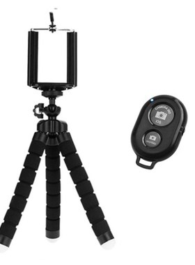 Tripod With Bluetooth Remote Shutter  IPhone Mini Elastic Sp