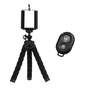Tripod With Bluetooth Remote Shutter  IPhone Mini Elastic Sp