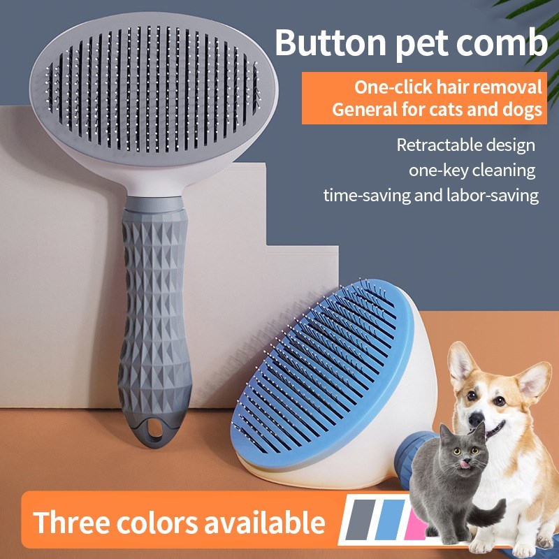 comb to floating hair combing brush dog hair depilation - 实物图