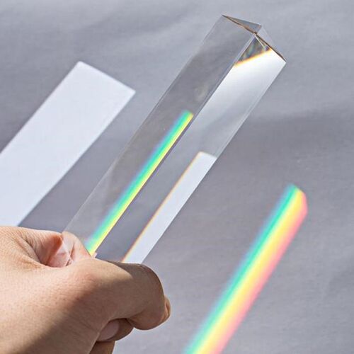 30*30*60mm Triangular Prism BK7 Optical Prisms Glass Physics