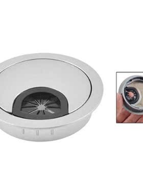 Computer Desktop 60mm Dia Circle Grommet Nesting Design Cabl