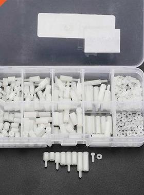 M2 Nylon Screw White Hex Screw Nut Nylon PCB Standoff Assor