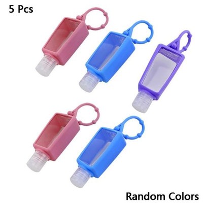 5pcs 30ml Pocketable Silicone Hand Sanitizer Disinfectant Ho