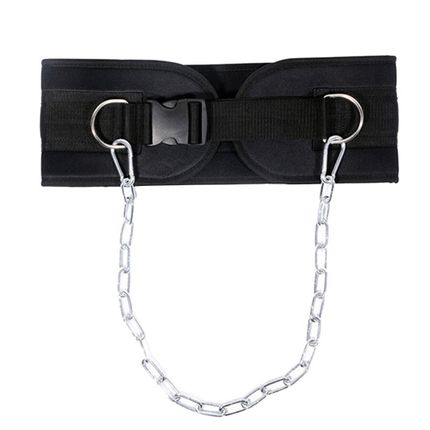 Dip Belt with Chain Gym Belt Pull Up Belt with Buckle for Cr