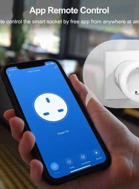 20A Tuya Wifi Smart Plug EU with Power Monitor Function Smar