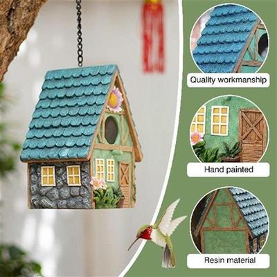 Hanging Bird House Outdoor Courtyard Decorative Birdhouses